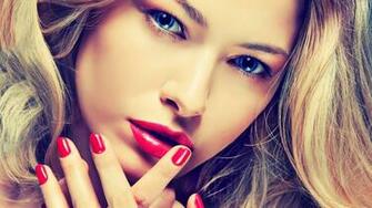 Face Makeup Manicure Blue Eyed Wallpaper Background Mac Imac