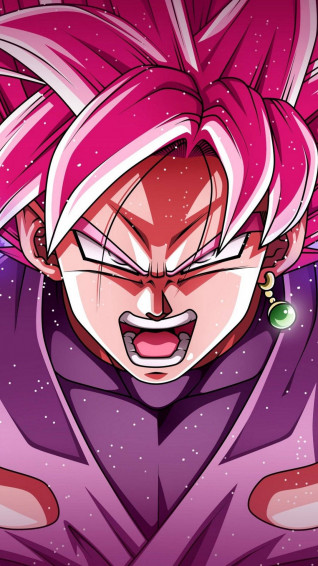 Angry Goku Black iPhone Wallpaper