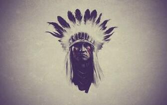Indian Feathers Native American Western Wallpaper