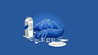 Cookie Monster Google Skins Milked Background