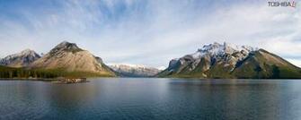 Mountains Landscapes Nature Cabin Lakes Wallpaper