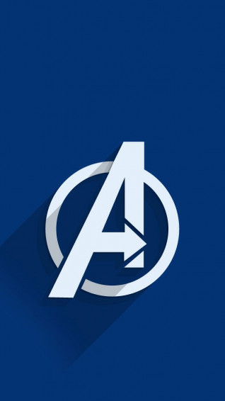 Mr A On Marvel Avengers Logo Background