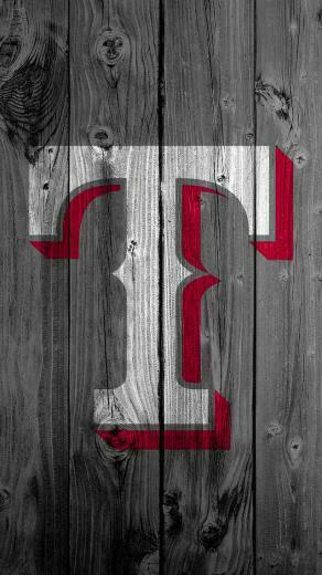 iPhone Wallpaper Wood Custom Texas Rangers