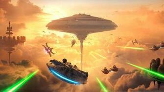 HD Wallpaper Bespin Cloud City Millennium Falcon Star Wars