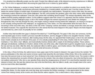 The Yellow Wallpaper Essay Jpg