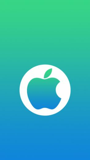 Apple More Search Circle Logo iPhone Wallpaper Tags Blue