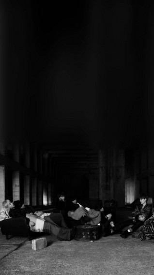 Bts Black Wallpaper