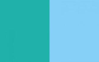 Light Sea Green Sky Blue Two Color Background Jpg