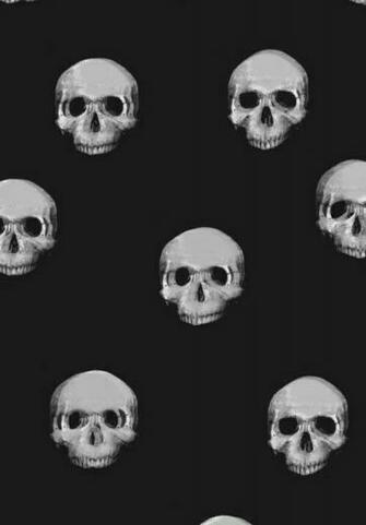 3d Black Bye Dead Death Pain Skull Skulls Wallpaper White