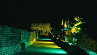 Wallpaper Great Wall Of China Landmark Night
