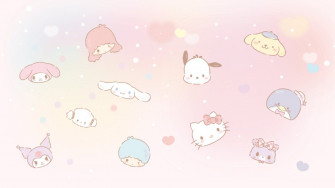 Ciao Salut On Hello Kitty iPhone Wallpaper