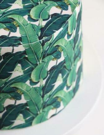 Wallpaper Cakes Tropical Prints Alana Jones Mann