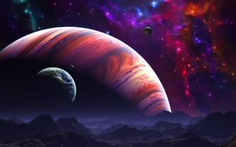 Planets In Space Fond D Cran HD Wallpaper
