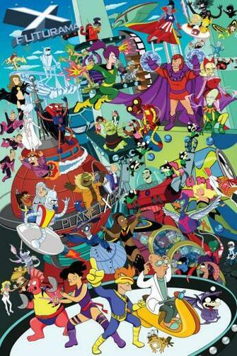Comedy Wallpaper Futurama Xmen With Size Pixels For iPhone
