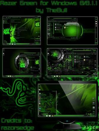 Razer Green Theme For Win8 Skinpack Customize Your Digital