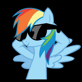 Mlp Rainbow Dash Cooler Vector By Goldfisk