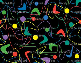 Boomerang Wallpaper Andibird Spoonflower