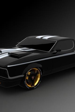 Black Car Wallpaper For iPhone HD