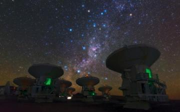 Landscape Milky Way Space Atacama Desert Chile Galaxy