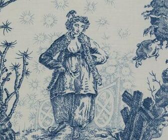 Toile De Jouy And Damask Chinese Lewis Wood Stoffe