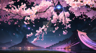 Stunning Cherry Blossom Anime Wallpaper To
