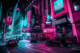 New York Glow Wallpaper