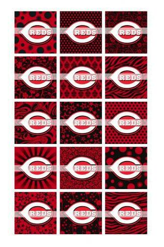 Cincinnati Reds Inch Square Graphics Item No