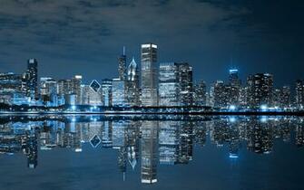 Chicago Skyline Wallpaper Top Background