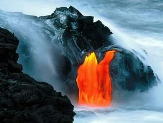 Hawaiian Volcano Wallpaper HD Background Image Pictures