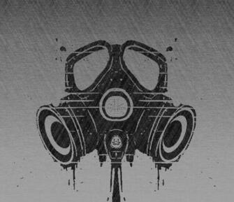 Dubstep Gas Mask Wallpaper Gasmask By Chedda