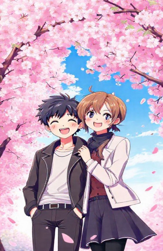 Cute Anime Couple Wallpaper