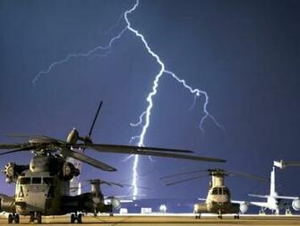Thunder Storm Military Landing Field Screensaver Jpg