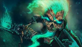 Cool Painting Skull Wallpaper Desktop