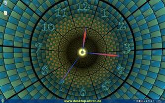 Pc Clock Wallpaper 3d F R Desktop Uhr