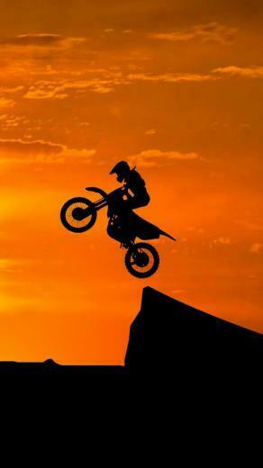Dirt Bikes Stunts Sunset Pure 4k Ultra HD Mobile