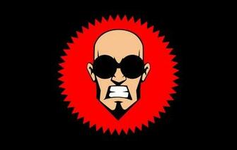 Wallpaper Minimalism Glasses Face Red Art Black