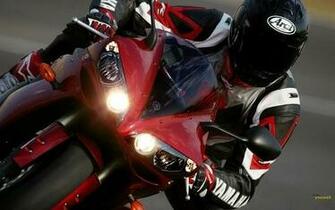 Red Yamaha Motorcycle Wallpaper Widescreen