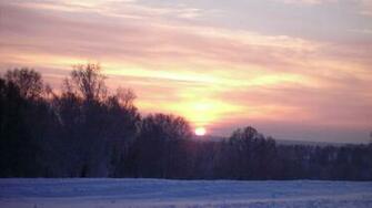 Winter Sunrise Wallpaper