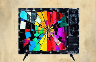 Broken Tv Screen Wallpaper