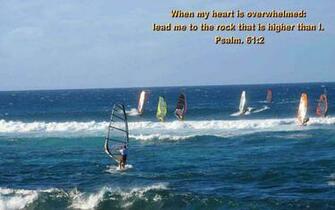 Scenic Wallpaper With Bible Verses