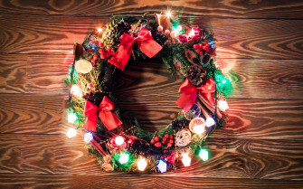 Christmas Wreath Wallpaper
