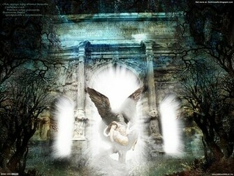Goth Angel Gothic Wallpaper