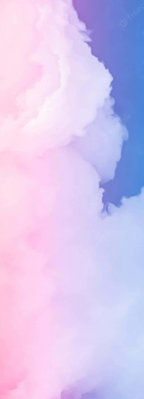 A Captivating Landscape Of Pink And Blue Clouds In The Sky Wallpaper