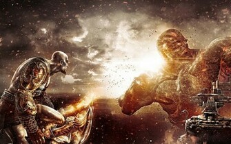 God Of War Epic Scene Wallpaper