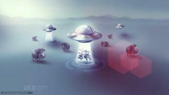 Wallpaper Uco Ufo Plate Desktop In
