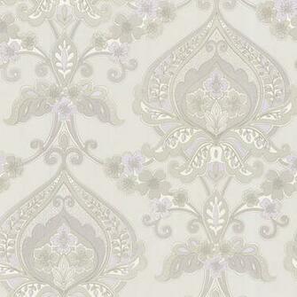Modern Damask Wallpaper Grasscloth