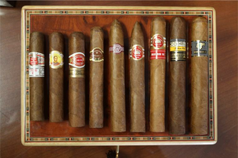 Cigars Brands Wallpaper Burning Cuban Cigar