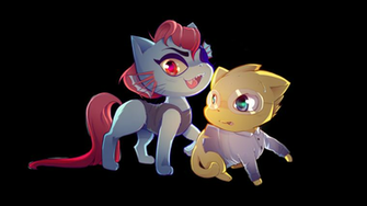 Undyne And Alphys Cat Version By Ckibe