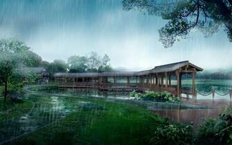 Rainy Landscape Wallpaper At Wallpaperbro