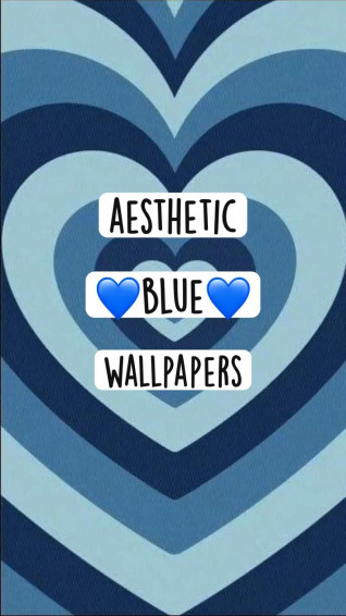 Aesthetic Blue Wallpaper